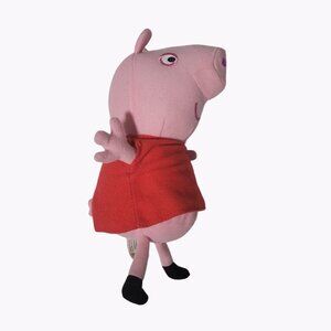 Nick Jr Peppa Pig 8 inch Red Shirt Plush Stuffed Animal Toy Nickelodeon Cartoon